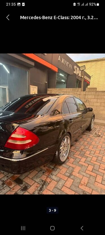 мерседес бенз 211: Mercedes-Benz E-Class: 2004 г., 3.2 л, Автоматические, Газ, Седан