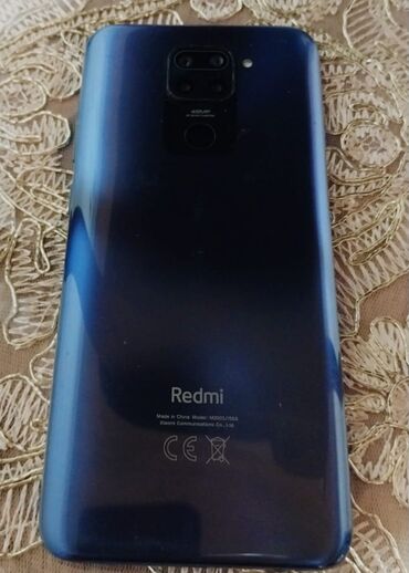 telefon fan qiymeti: Xiaomi Redmi Note 9, 64 GB, rəng - Göy