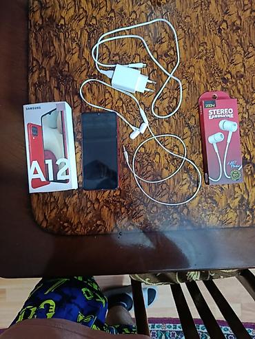 Samsung Galaxy A12, 64 GB, rəng - Qırmızı, Sensor