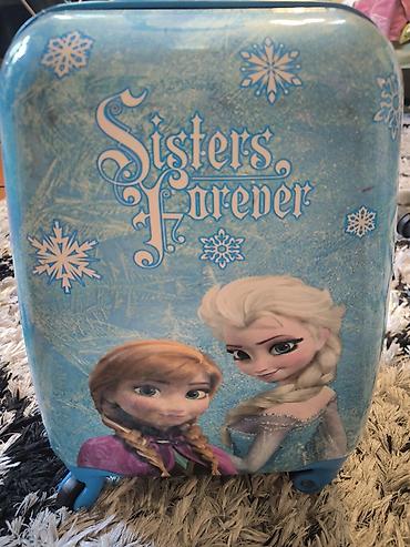 camadan valiz: Uşaq çamadanı – “Frozen” mövzulu (Elsa və Anna), “Sisters Forever” — 1