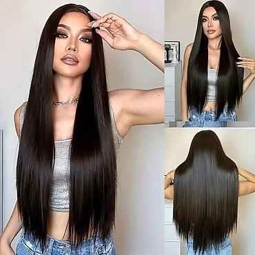 Perike i klipse: Perike – ravna kosa, više stilova i boja Opis: - Moderna kolekcija — 2