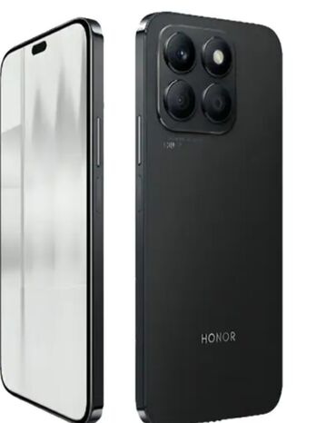 telefon fly 459: Honor X8, 128 ГБ, цвет - Черный, Сенсорный, Отпечаток пальца, Две SIM карты