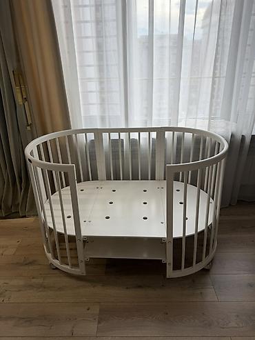 Детский мир: Кроватка-трансформер ComfortBaby 8 в 1 (овальная) - Бренд/линейка — 1