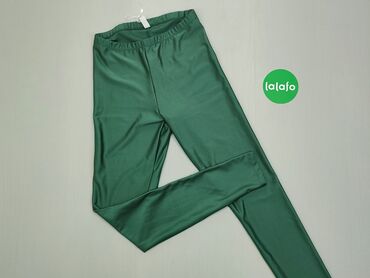 Spodnie S (EU 36), stan - Bardzo dobry, wzór - Jednolity kolor, kolor - Zielony, Only