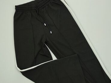 Spodnie: Spodnie S (EU 36), stan - Dobry, wzór - Linia, kolor - Czarny