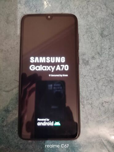 cat telefonlari: Samsung Galaxy A70, 128 GB, rəng - Göy, İki sim kartlı