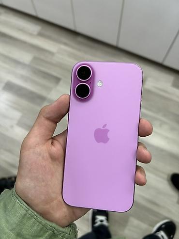 iphone 16 e4: IPhone 16, 128 GB, Çəhrayı, Barmaq izi, Face ID, Simsiz şarj — 1
