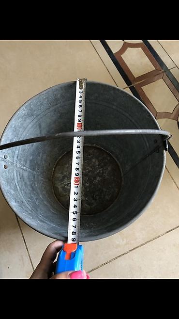 peyin: Sinklənmiş metal vedrə - Material: qalvanizə edilmiş (sinklənmiş) — 2