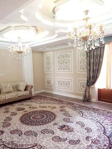 2 ком кв бишкек в Кыргызстан | Долгосрочная аренда квартир: 2 комнаты, 99 м², Элитка, 10 этаж, Свежий ремонт, Центральное отопление