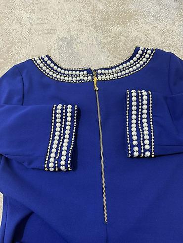 dress: Вечернее платье, Коктейльное, С рукавами, Стразы, M — 3