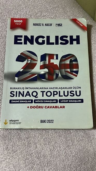 məktəbəqədər hazırlıq testləri: Məhsul: “English 250 – Buraxılış imtahanlarına hazırlaşanlar üçün