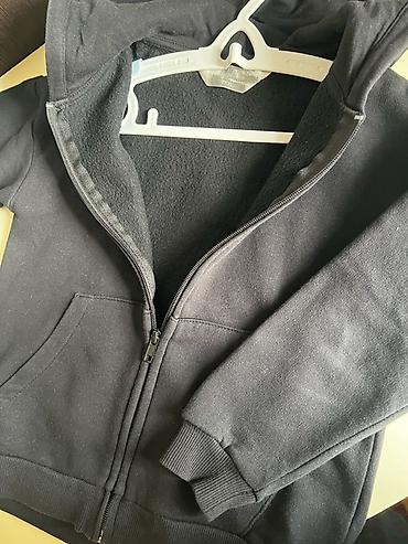 pull and: Черная детская толстовка на молнии с капюшоном. На возраст 5 лет Фото — 2