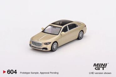 Avtomobil modelləri: Mini GT Mercedes-Maybach S680 Champagne Metallic Ölçü: 1:64