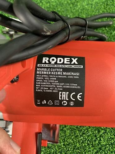 cut: Электрический плиткорез/камнерез RODEX X388 для резки мрамора, плитки — 3