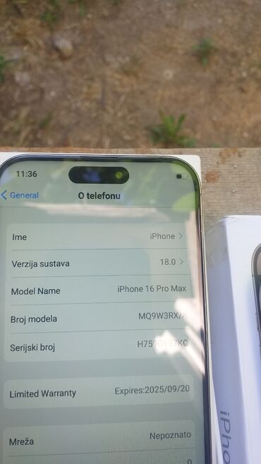 Apple iPhone: Apple iPhone iPhone 16 Pro, 256 GB, Matte Gold, Face ID, Garancija, Otisak prsta — 8