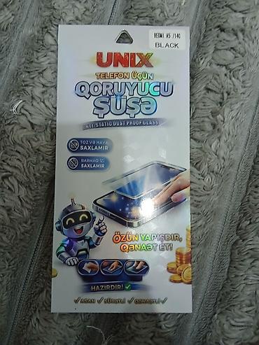 redmi note 10 ekran: UNIX telefon üçün qoruyucu şüşə (ekran qoruyucu) Uyğunluq: Redmi A5 / — 1