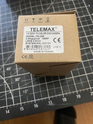 telemax: TELEMAX TM-306 nəzarət kamerası - Tip: 1/3" Sony TVI Color CCD kamera — 1