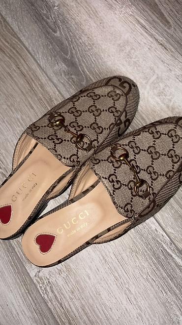гуччи: Лоферы, 37, Gucci, Б/у, цвет - Коричневый — 3