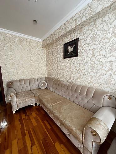 Divanlar: Künc divan, İşlənmiş, Bazalı, Parça, Çatdırılma yoxdur — 1