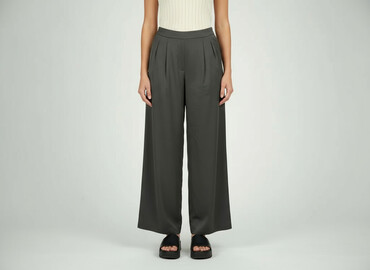makadamia ubrania: Cider, Material trousers for women, size M