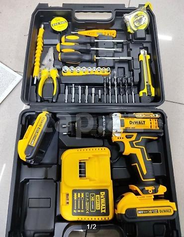 DeWALT akkumulyatorlu matkap-vintaçan və çoxfunksiyalı alət dəsti -