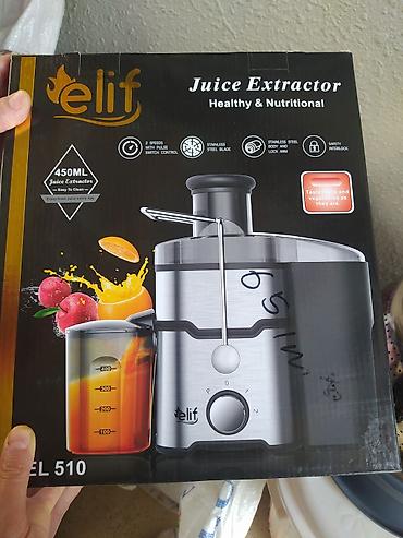elif mikser: Elif Juice Extractor – EL 510 - Təzə meyvə-tərəvəz şirəsi üçün — 1