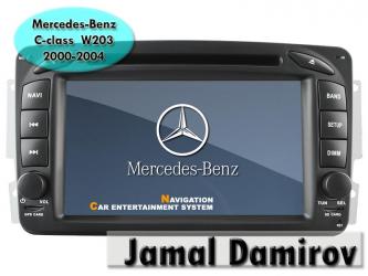 Мониторы: Mercedes benz c-class 2000-2004 w203 üçün dvd-monitor. Dvd-монитор для — 1