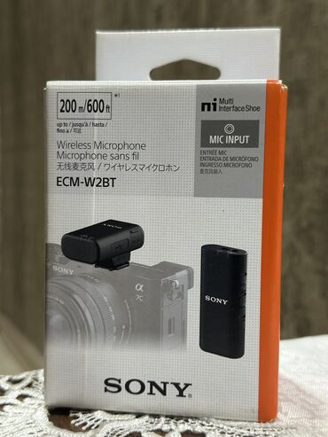 Mikrofonlar: Sony ECM-W2BT Wireless Microphone