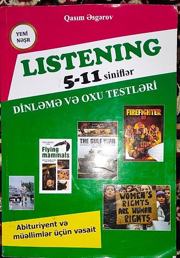 Testlər: Məhsul: “LISTENING 5–11 siniflər – Dinləmə və oxu testləri” Müəllif — 1