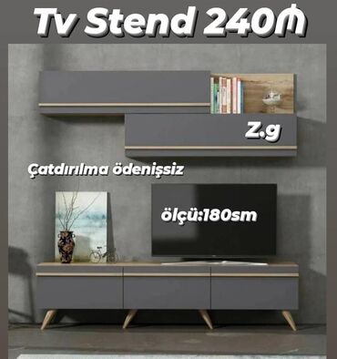 Uşaq və gənc otağı üçün dəstlər: *Tv Stend 💫240Azn* 💫Materialı Rusiya Laminatı 18/lik ✔️Rəng seçimi