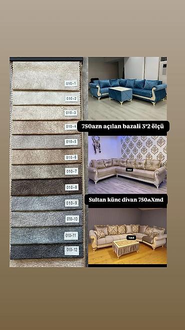 sultan tekstil: Klassik üslubda yumşaq mebel dəstləri və yemək otağı mebeli - Künc — 2