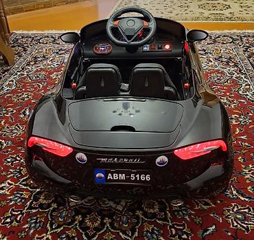 Maserati: Uşaq üçün elektrikli avtomobil – Maserati üslubunda, qara rəng lalafo.az -da — 3 Maserati: Uşaq üçün elektrikli avtomobil – Maserati üslubunda, qara rəng — 3