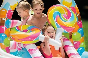 детский бассеин: Детский водный игровой центр Intex “Candy Zone” 🍭 | ?130 см | 374 л — 6