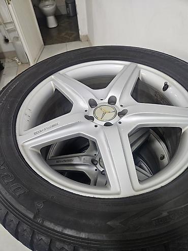 amg disqi: Mercedes-Benz üçün orijinal 5-şüalı AMG üslublu disk+şin komplekti - — 1