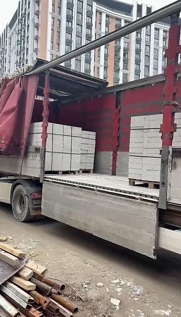 фас: Газобетонные блоки на поддонах - Тип: стеновые газобетонные блоки — 1