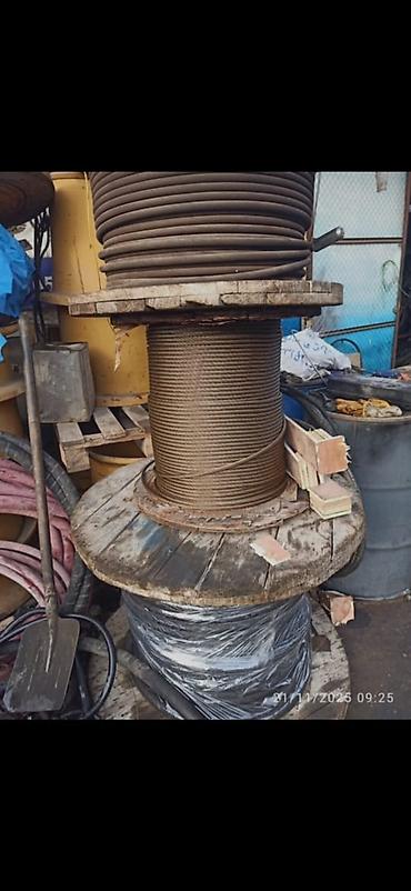 baraban: Lift trosu – 10 mm - Quruluş: 8 jila ipli (8 x strands) - Material — 4
