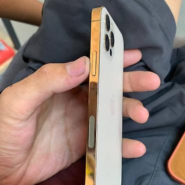 IPhone 12 Pro, Колдонулган, 128 ГБ, Алтын, Заряддоочу түзүлүш, Коргоочу айнек, Кабель, 78 % — 3