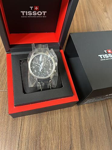 Классические часы часы, Tissot, Швейцария, Секундомер, Мужские, Новый