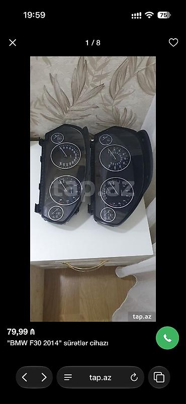 Panellər, şitlər: BMW F30/F32 üçün orijinal sürücü paneli (instrument cluster) - — 8