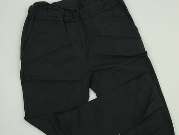 spodnie dresowe prążkowane: Material trousers for women, size 2XL (EU 44)