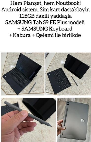 телефон самсунг fly: SAMSUNG Tab S9 FE Plus – həm planşet, həm də noutbuk kimi istifadə