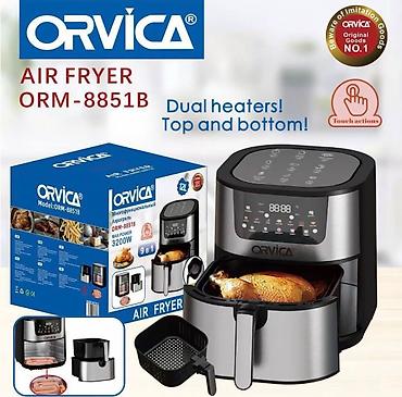 Mətbəx texnikası: Airfryer 12 ltr Yeni 🍟 ORVICA 8851B Aerogril / Hava Fritözü Bu model — 1
