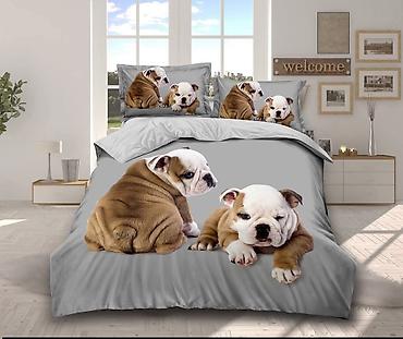 Posteljina: Troslojni set posteljine sa 3D motivima kućnih ljubimaca Posteljine — 10