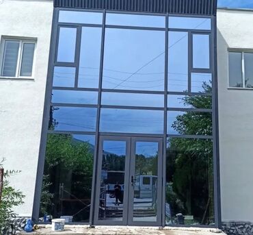 строим дом в рассрочку: Алюминиевые окна на заказ, Фасадные