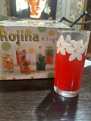 Məişət və dekor üçün dəst məhsullar 1) Rojina 6 tumbler stəkan dəsti