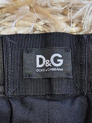 Pantalone: Ženske crne uske pantalone Dolce Gabbana sa kožnim efektom. - — 15