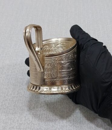 Stəkanlar: Stəkanlar, rəng - Qızılı, 6 ədədli dəst, SSRİ — 14