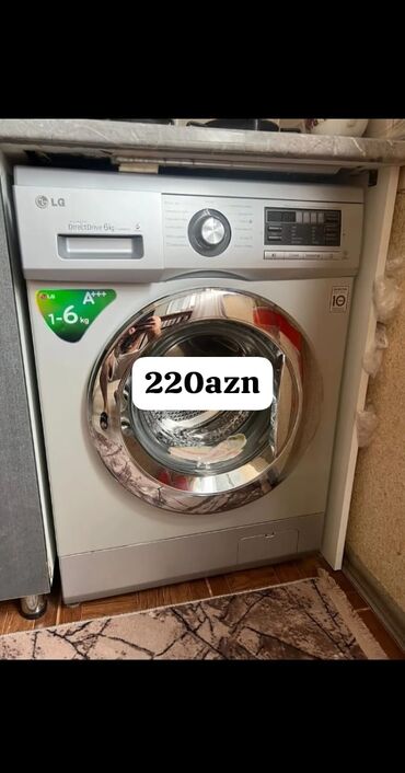 modio m28 qiymeti: Paltaryuyan maşın LG, 6 kq, İşlənmiş, Avtomat, Qurutma var, Ünvandan götürmə, Ödənişli çatdırılma