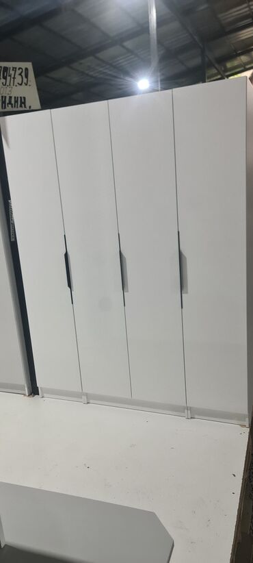 Шифоньеры: Шифоньер, Новый, Прямой, цвет - Белый, ЛДСП — 15