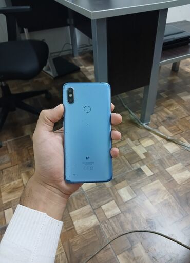 телефон fly ds120: Xiaomi Redmi S2, 32 ГБ, цвет - Синий, 
 Сенсорный, Отпечаток пальца, Две SIM карты